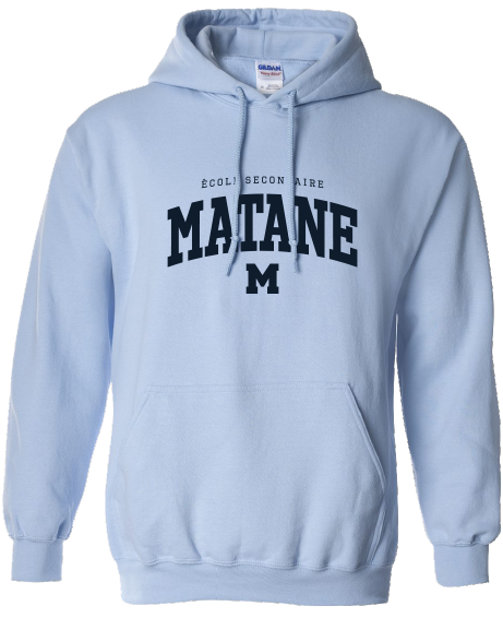 ÉCOLE SECONDAIRE DE MATANE - 18500 Molleton à capuchon unisexe - SE. S15456