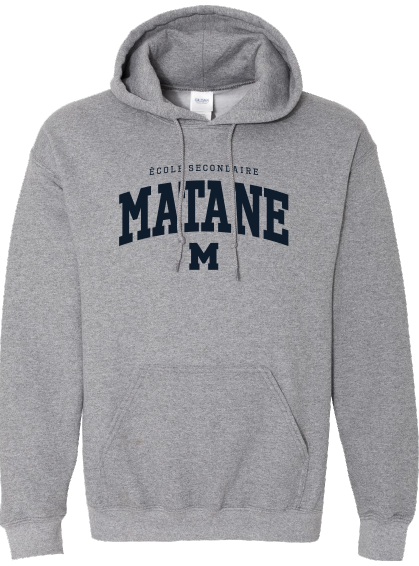 ÉCOLE SECONDAIRE DE MATANE - 18500 Molleton à capuchon unisexe - SE. S15456