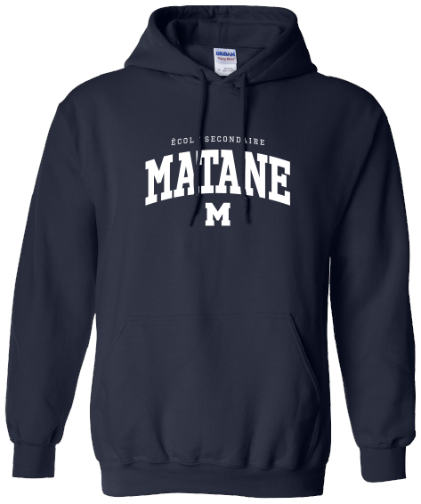 ÉCOLE SECONDAIRE DE MATANE - 18500 Molleton à capuchon unisexe - SE. S15456